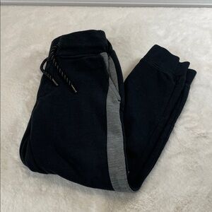 Univibe Boy’s Black Joggers with Gray Accents size small